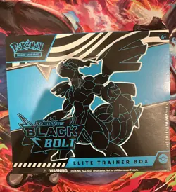 Pokemon TCG Scarlet & Violet Black Bolt Elite Trainer Box ETB - Image 1