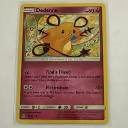 Pokemon TCG Dedenne 88/131 SM Forbidden Light Uncommon Regular Auto - Image 1
