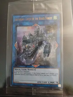 Yugioh Worlds Prize Card Sealed Skyfang Castle Of The Black Forest - Image 1