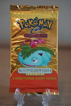 Pokemon Expedition Base Set Booster Pack Venusaur Art SEALED 2002 Vintage WOTC - Image 2