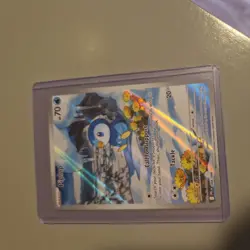 Pokemon TCG Piplup 098/094 Holo Phantasmal Flames Illustration Rare SLEEVED!! - Image 2