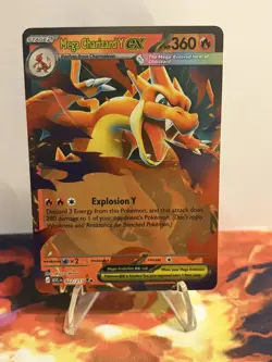 Mega Charizard Y Ex 022/217 Ascended Heroes Double Rare Pokemon TCG NM - Image 2