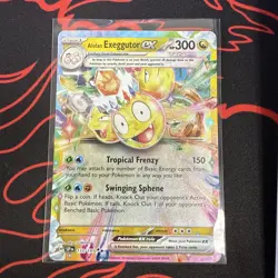 Alolan Exeggutor ex - 133/191 SSP 133/191 Pokemon SV08: Surging Sparks MINTY AF - Image 1