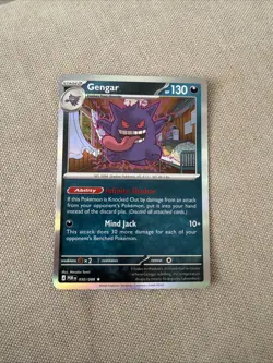 Pokemon Gengar 094/165 Sv: Scarlet & Violet 151 Rare Reverse Holo Stage 2 130 HP - Image 1