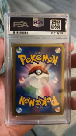 2001 POKEMON JAPANESE VS 1ST EDITION #142 ROCKET'S TYRANITAR-HOLO PSA 8 SWIRL 💫 - Image 4