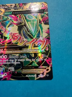 M Rayquaza EX Full Art 105/108 Roaring Skies Holo Pokemon Cards - Image 3