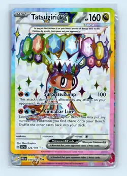 Pokemon tcg SV08: Surging Sparks Tatsugiri ex Near Mint or Better - Image 1