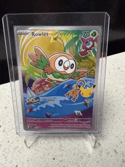 Pokemon 30th 1st Partner MEP Black Star Promos Rowlet #043 - Image 1