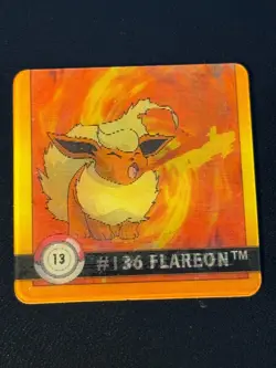 Eevee Flareon Pokemon Artbox Flipz Premier Edition - Image 1