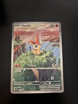 Pokemon TCG Victini SVP 208 SV Scarlet & Violet Promo Holo English 2025 HP 80 - Image 1