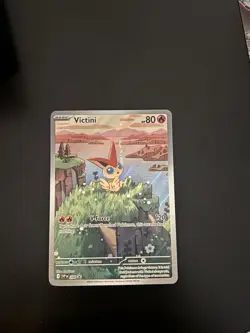 Pokemon TCG Victini SVP 208 SV Scarlet & Violet Promo Holo English 2025 HP 80 - Image 2