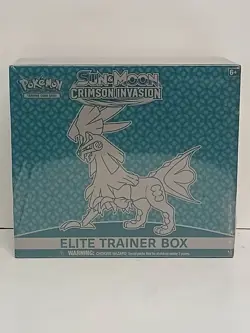 Pokemon SUN AND MOON CRIMSON INVASION Elite Trainer Box ETB New SEALED! - Image 1