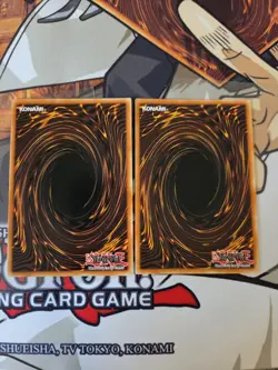 YUGIOH N.AS.H. KNIGHT + CXYZ N.AS.CH. KNIGHT LED9 SUPER 1ST ED NM - Image 2