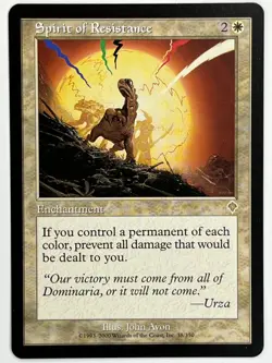 MTG 1X Spirit of Restistance X1 Invasion Magic - NM - Image 1