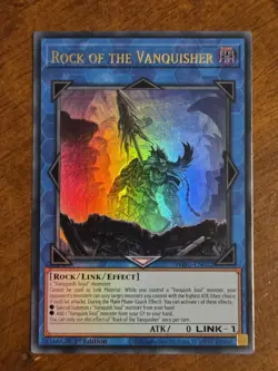 Rock of the Vanquisher WISU-EN022 Ultra Rare Yugioh 1st Edition Wild Survivors - Image 1