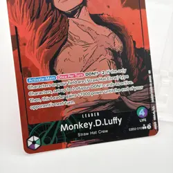 One Piece Monkey.D.Luffy EB02-010 Alt Art Leader - Anime 25th Collection NM ENGL - Image 3