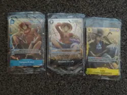 One Piece TCG Full Art Set Promos OP13 ST13 X3 - Image 1