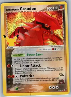 Team Magma's Groudon 9/95 Celebrations: Classic Collection - Pokemon Card - NM - Image 1