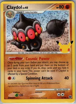 Claydol 15/106 Celebrations: Classic Collection - Pokemon Card - NM - Image 1