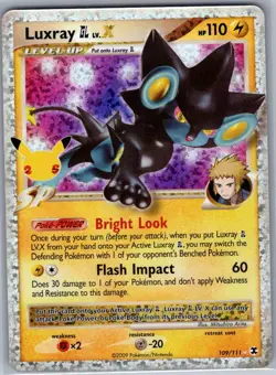 Luxray GL LV.X 109/111 Celebrations: Classic Collection - Pokemon Card - NM - Image 1