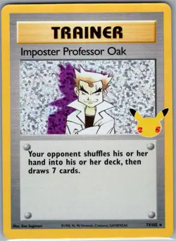 Imposter Professor Oak 73/102 Celebrations - Pokemon Card - NM - Image 1