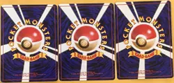 3 POKEMON Cards Japanese 1996 JUNGLE Set DODRIO #085, CUBONE #104 & SEAKING #119 - Image 2