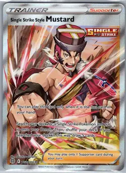 Single Strike Style Mustard TG28/TG30 Brilliant Stars - Pokemon Card - NM - Image 1