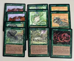 10x Grun Common MTG - Renaissance deutsch ©1995 NM/Ex zB Schlangengift,Sandsturm - Image 1