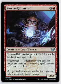 Storm-Kiln Artist Foil U Strixhaven: School of Mages 115 NM - Image 1