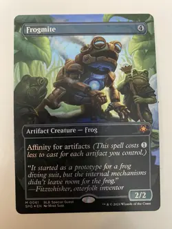 Frogmite (0061) *FOIL* BORDERLESS Special Guest SPG MTG NM/MT BLB Combined Ship - Image 1