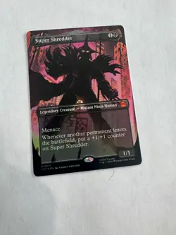 SUPER SHREDDER 2026 MAGIC TMNT MYTHIC RARE BORDERLESS FOIL #0217 - Image 2