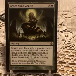 Wizards Green Sun's Zenith Mirrodin Besieged Rare Green Sorcery Regular x2 - Image 3