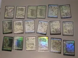 18x FULL ART LANDS - Lord of the Rings - MTG - Magic the Gathering - Image 1