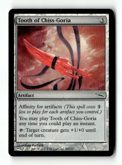 MTG | Tooth of Chiss-Goria | Mirrodin | Foil | Heavily Played | English - Image 1