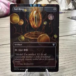 Sol Ring (Borderless) #703 (NM) Commander Masters CMM Magic MTG - Image 1