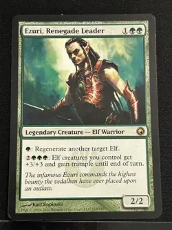 Magic the Gathering - Ezuri, Renegade Leader - LP - Scars Rare Green - Image 3