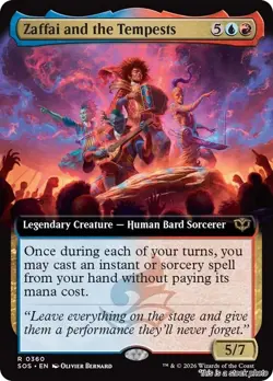 Zaffai and the Tempests (Extended Art) [SOS - 360] - NM TCG MTG - Image 1
