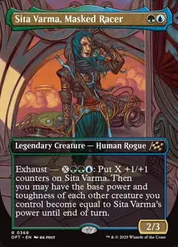 [MTG] Sita Varma, Masked Racer (Showcase) (0368) (DFT) NM - Image 1