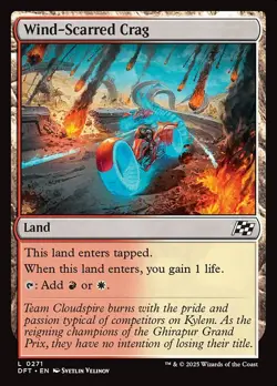 [MTG] Wind-Scarred Crag (Foil) (0271) (DFT) NM - Image 1