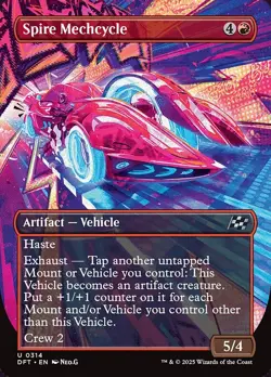 [MTG] Spire Mechcycle (Foil) (Showcase) (0314) (DFT) NM - Image 1