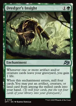 [MTG] Dredger's Insight (Foil) (0159) (DFT) NM - Image 1