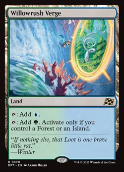[MTG] Willowrush Verge (Foil) (0270) (DFT) NM - Image 1