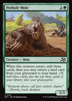 [MTG] Pothole Mole (Foil) (0176) (DFT) NM - Image 1