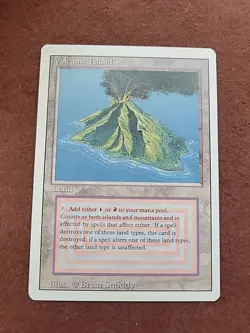 Volcanic Island Revised Dual Land - NM/LP Magic the Gathering 1994 #4799 - Image 1