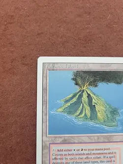 Volcanic Island Revised Dual Land - NM/LP Magic the Gathering 1994 #4799 - Image 3