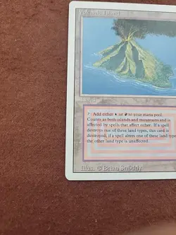 Volcanic Island Revised Dual Land - NM/LP Magic the Gathering 1994 #4799 - Image 5