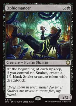 Ophiomancer - 118 - SOC - NM - MTG Magic the Gathering - Image 1