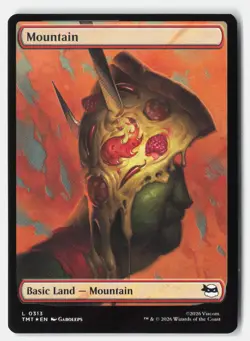 Mountain (0313) (Surge Foil) L Foil Teenage Mutant Ninja Turtles 313 NM - Image 1