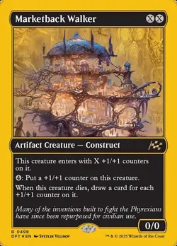 [MTG] Marketback Walker (Foil) (Gold Border) (0498) (DFT) NM - Image 1