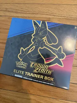 Pokemon TCG Crown Zenith ETB Elite Trainer Box Sealed - Image 1